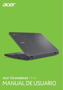 Manual de uso Acer Chromebook 11 N7 C731T Portátil