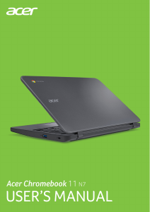 Manual Acer Chromebook 11 N7 CB311-7HT Laptop