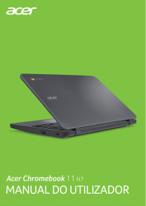 Manual Acer Chromebook 11 N7 CB311-7HT Computador portátil