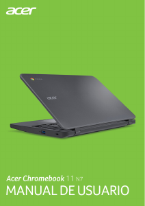 Manual de uso Acer Chromebook 11 N7 CB311-7HT Portátil