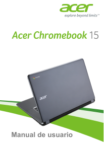Manual de uso Acer Chromebook 15 CB3-531 Portátil