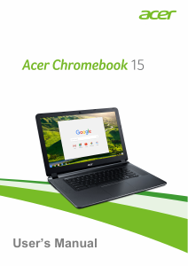 Manual Acer Chromebook 15 CB3-532 Laptop