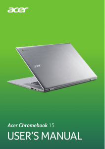 Handleiding Acer Chromebook 15 CB315-1HT Laptop