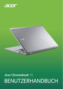 Bedienungsanleitung Acer Chromebook 15 CB315-1HT Notebook