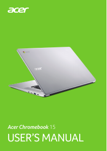 Handleiding Acer Chromebook 15 CB515-1HT Laptop