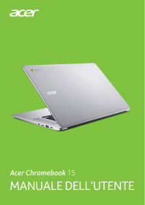 Manuale Acer Chromebook 15 CB515-1HT Notebook