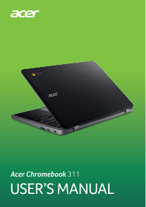 Handleiding Acer Chromebook 311 C733U Laptop
