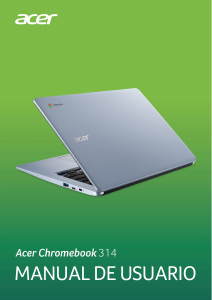 Manual de uso Acer Chromebook 314 C933T Portátil