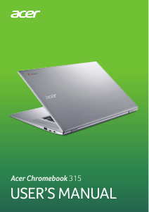 Manual Acer Chromebook 315 CB315-2HT Laptop