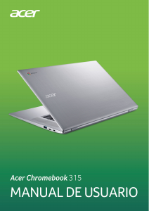 Manual de uso Acer Chromebook 315 CB315-2HT Portátil