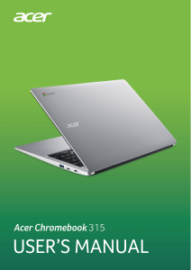 Manuale Acer Chromebook 315 CB315-3H Notebook