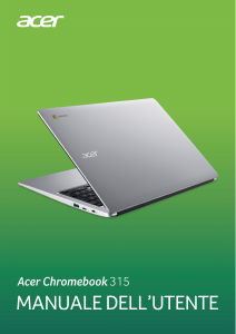 Manuale Acer Chromebook 315 CB315-3H Notebook