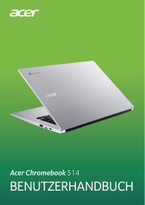 Bedienungsanleitung Acer Chromebook 514 CB514-1HT Notebook