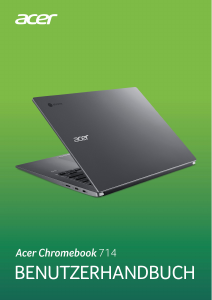 Bedienungsanleitung Acer Chromebook 714 CB714-1W Notebook