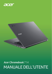 Manuale Acer Chromebook 714 CB714-1W Notebook