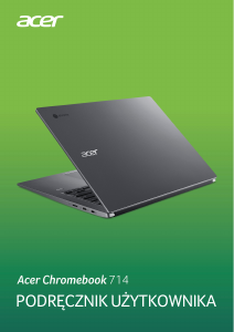 Instrukcja Acer Chromebook 714 CB714-1W Komputer przenośny