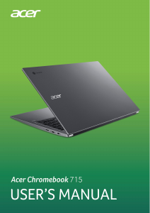 Manual Acer Chromebook 715 CB715-1WT Laptop