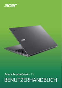Bedienungsanleitung Acer Chromebook 715 CB715-1WT Notebook