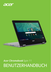 Bedienungsanleitung Acer Chromebook Spin 11 CP311-1HN Notebook