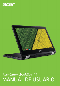 Manual de uso Acer Chromebook Spin 11 CP511-1HN Portátil