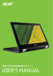 Handleiding Acer Chromebook Spin 11 R751TN Laptop