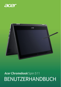 Bedienungsanleitung Acer Chromebook Spin 511 R752TN Notebook
