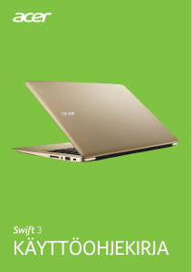 Käyttöohje Acer SF314-51-76EY Swift 3 Kannettava tietokone