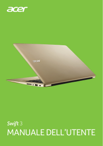 Manuale Acer SF314-51-76EY Swift 3 Notebook