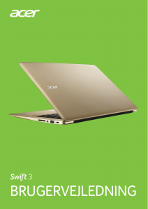 Brugsanvisning Acer SF314-51-76EY Swift 3 Bærbar computer