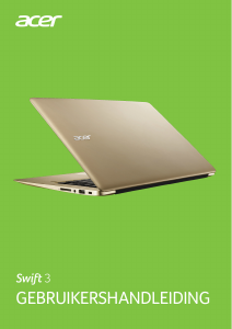 Handleiding Acer SF314-51-76EY Swift 3 Laptop