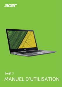 Mode d’emploi Acer SF314-52G-55WQ Swift 3 Ordinateur portable