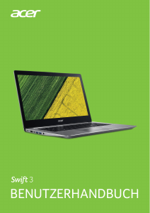 Bedienungsanleitung Acer SF314-52G-55WQ Swift 3 Notebook