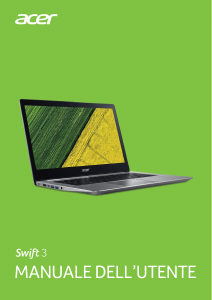 Manuale Acer SF314-52G-55WQ Swift 3 Notebook