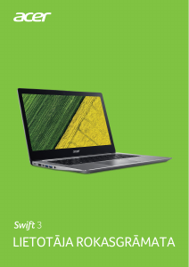 Rokasgrāmata Acer SF314-52G-55WQ Swift 3 Klēpjdators