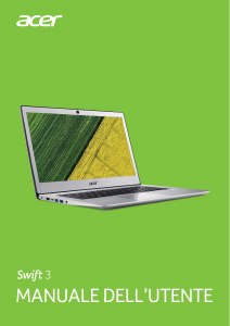 Manuale Acer SF314-53G-87EQ Swift 3 Notebook