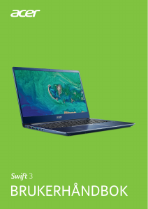 Bruksanvisning Acer Swift 3 S40-10 Laptop