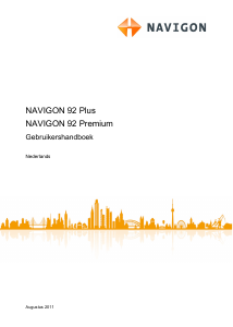 Handleiding NAVIGON 92 Premium Navigatiesysteem