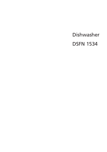 Manual BEKO DSFN 1534 Dishwasher