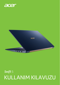 Kullanım kılavuzu Acer Swift 5 SF514-52TP-52LH Dizüstü bilgisayar