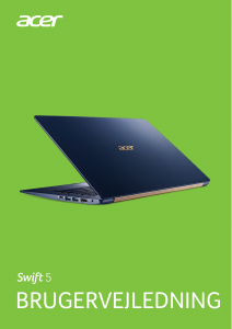 Brugsanvisning Acer Swift 5 SF514-52TP-52LH Bærbar computer