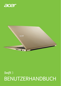 Bedienungsanleitung Acer Swift S30-10 Notebook