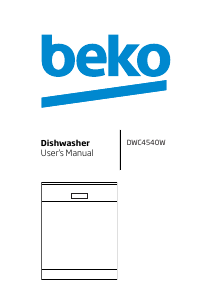 Manual BEKO DWC 4540 Dishwasher