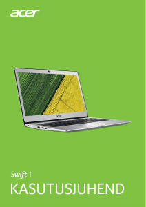 Kasutusjuhend Acer Swift SF113-31 Sülearvuti