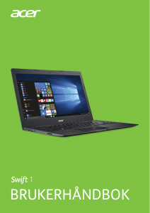 Bruksanvisning Acer Swift SF114-31 Laptop