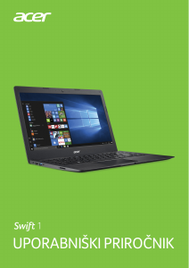 Priročnik Acer Swift SF114-31 Prenosni računalnik