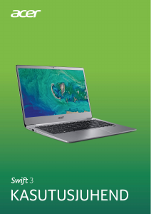 Kasutusjuhend Acer Swift SF313-51 Sülearvuti