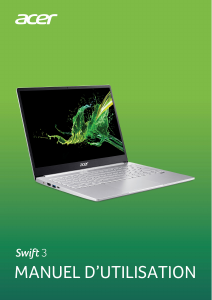 Mode d’emploi Acer Swift SF313-52G Ordinateur portable