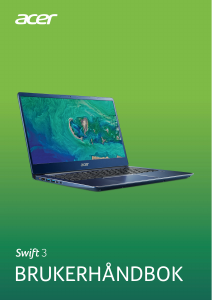 Bruksanvisning Acer Swift SF314-56G Laptop