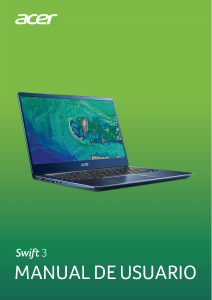 Manual de uso Acer Swift SF314-56G Portátil