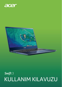 Kullanım kılavuzu Acer Swift SF314-56G Dizüstü bilgisayar